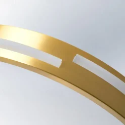 LED Ceiling Light Circle Round Design 50 cm Flush Mount Lights Copper for Living Room 110-240V