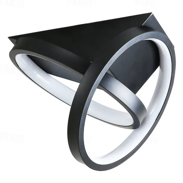 LED Ceiling Light 1-Light 22cm Ring Design Flush Mount Lights Metal Ceilling Light for Corridor Porch Bar Creative Loft Balcony Lamps Warm White/White 110-240V