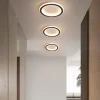 LED Ceiling Light 1-Light 20cm Ring Design Flush Mount Lights Silica gel Aluminum Ceilling Light for Corridor Porch Bar Creative Loft Balcony Lamps Warm White/White 110-240V