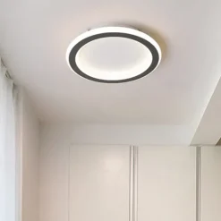 LED Ceiling Light 1-Light 20cm Ring Design Flush Mount Lights Silica gel Aluminum Ceilling Light for Corridor Porch Bar Creative Loft Balcony Lamps Warm White/White 110-240V