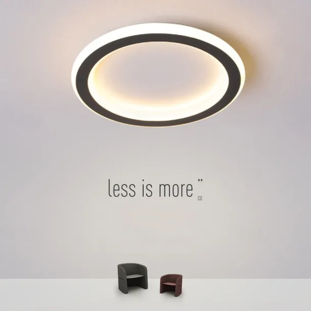 LED Ceiling Light 1-Light 20cm Ring Design Flush Mount Lights Silica gel Aluminum Ceilling Light for Corridor Porch Bar Creative Loft Balcony Lamps Warm White/White 110-240V