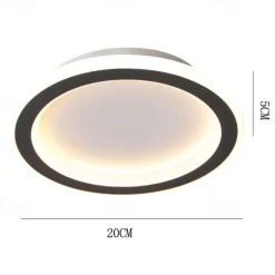LED Ceiling Light 1-Light 20cm Ring Design Flush Mount Lights Silica gel Aluminum Ceilling Light for Corridor Porch Bar Creative Loft Balcony Lamps Warm White/White 110-240V