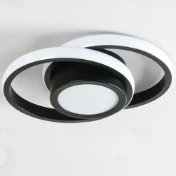 LED Ceiling Light 1-Light 32cm Geometric Shapes Flush Mount Lights Silica gel Aluminum Ceilling Light for Corridor Porch Bar Creative Loft Balcony Lamps Warm White/White 110-240V