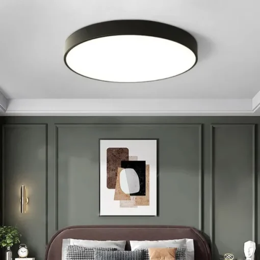 LED Ceiling Light Macaron Dimmable 40cm/50cm/60cm Ceiling Lights for Living Room Bedroom Office 110-240V