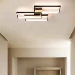 LED Ceiling Light Modern Flush Mount Light Fixture Rectangle Lights for Bedroom Kitchen Living Room Ceiling Lamp 60cm 110-240V