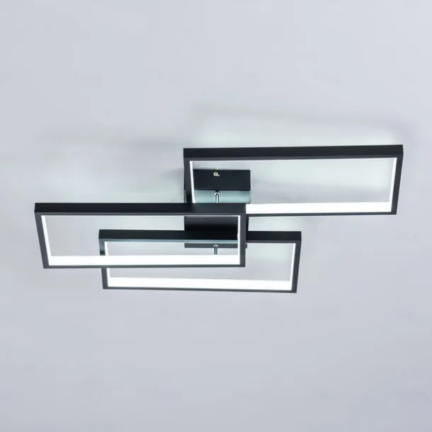 LED Ceiling Light Modern Flush Mount Light Fixture Rectangle Lights for Bedroom Kitchen Living Room Ceiling Lamp 60cm 110-240V