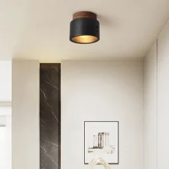 LED Ceiling Lights Warm White 1-Light Japanese Wabi Sabi Hotel Lobby Corridor Close to Ceiling Lighting Creative Restaurant Room Balcony Ceiling Lamp Fixtures 100-265V