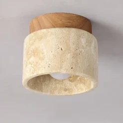 LED Ceiling Lights Warm White 1-Light Japanese Wabi Sabi Hotel Lobby Corridor Close to Ceiling Lighting Creative Restaurant Room Balcony Ceiling Lamp Fixtures 100-265V