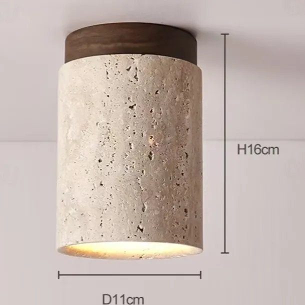 LED Ceiling Lights Warm White 1-Light Japanese Wabi Sabi Hotel Lobby Corridor Close to Ceiling Lighting Creative Restaurant Room Balcony Ceiling Lamp Fixtures 100-265V