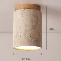 LED Ceiling Lights Warm White 1-Light Japanese Wabi Sabi Hotel Lobby Corridor Close to Ceiling Lighting Creative Restaurant Room Balcony Ceiling Lamp Fixtures 100-265V
