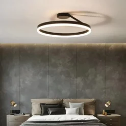 LED Ceilling Light 50cm 1-Light Ring Circle Design Dimmable Aluminum Painted Finishes Luxurious Modern Style Dining Room Bedroom Pendant Lamps 110-240V ONLY DIMMABLE WITH REMOTE CONTROL