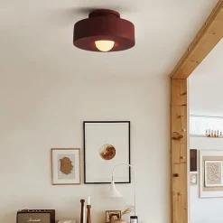 LED Ceilling Light Flush Mount Ceiling Light 30cm Resin LED Ceiling Light Modern Round Ceiling Light Ceiling Lamp for Living Room Corridor