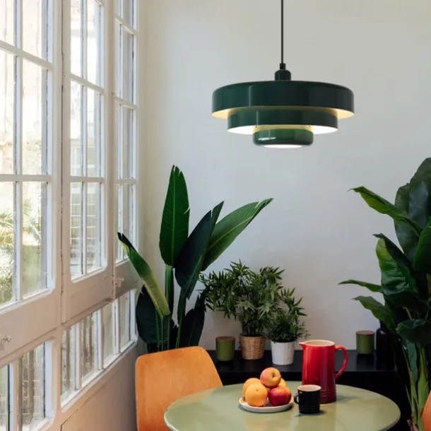 Led Chandelier Ceiling Light Macaron Retro Aluminum Nordic Style Cafe Bar Warm Light 1-Light 110-120V 220-240V