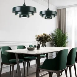 Led Chandelier Ceiling Light Macaron Retro Aluminum Nordic Style Cafe Bar Warm Light 1-Light 110-120V 220-240V