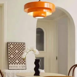 Led Chandelier Ceiling Light Macaron Retro Aluminum Nordic Style Cafe Bar Warm Light 1-Light 110-120V 220-240V
