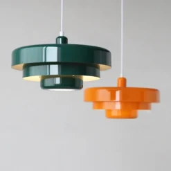 Led Chandelier Ceiling Light Macaron Retro Aluminum Nordic Style Cafe Bar Warm Light 1-Light 110-120V 220-240V