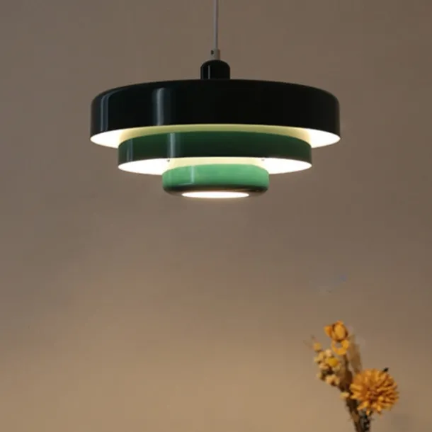 Led Chandelier Ceiling Light Macaron Retro Aluminum Nordic Style Cafe Bar Warm Light 1-Light 110-120V 220-240V