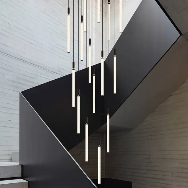 LED Chandelier Dimmable 3/5/7/11 Pendant Light for Kitchen Island Stairs 110-240V