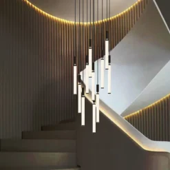LED Chandelier Dimmable 3/5/7/11 Pendant Light for Kitchen Island Stairs 110-240V