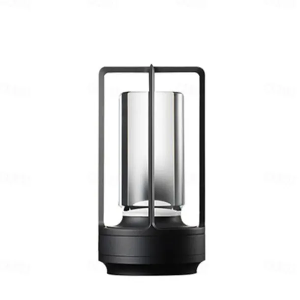 LED Cordless Table Lamp Retro Bar Metal Desk Lamps Rechargeable Touch Dimming Night Light Restaurant Bedroom Home Outdoor Decor