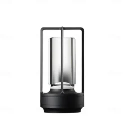 LED Cordless Table Lamp Retro Bar Metal Desk Lamps Rechargeable Touch Dimming Night Light Restaurant Bedroom Home Outdoor Decor