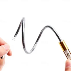 LED Desk Lamp DC 5V USB Mini 10 LEDs Metal Lamp for Reading Book Flexible Book Reading Lamp Night Light Notebook Laptop PC 1Pcs