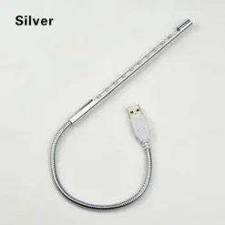 LED Desk Lamp DC 5V USB Mini 10 LEDs Metal Lamp for Reading Book Flexible Book Reading Lamp Night Light Notebook Laptop PC 1Pcs