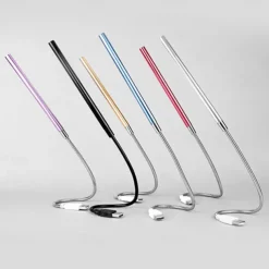 LED Desk Lamp DC 5V USB Mini 10 LEDs Metal Lamp for Reading Book Flexible Book Reading Lamp Night Light Notebook Laptop PC 1Pcs
