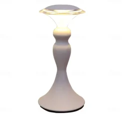 LED Desk Light Touch Controlled Reading Light Bar Metal Table Lamp Portable Battery Table Retro Night Light LED Restaurant Bedroom Bedside Restaurant USB Charging Light 1PC