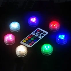 3LED Diving Tank Light Underwater Submersible Light Remote Control Only for RGB Version 1pcs