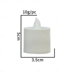 LED Electronic Candle Light Heart Shaped Valentine's Day Proposal Party Romantic Decoration Props Christmas Halloween Holiday Party Home Decoration 12/24pcs