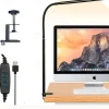 LED Eye Protection Desk Lamp USB Powered for Learning & Reading – Full Spectrum, Low Blue Light with Folding Clip and Dimmable 1PC