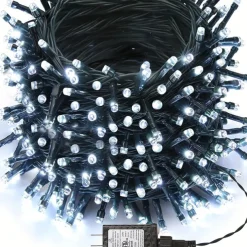 LED Fairy Lights Plug in, Waterproof String Lights Outdoor & Indoor With 8 Modes, Xmas Tree Lights Plug In for Holiday Party Wedding Decoration