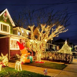 LED Fairy Lights Plug in, Waterproof String Lights Outdoor & Indoor With 8 Modes, Xmas Tree Lights Plug In for Holiday Party Wedding Decoration
