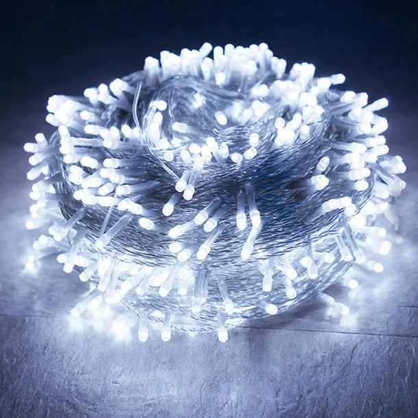 LED Fairy String Light 100M 800Leds 50M 400Leds 8 Modes Waterproof Flexible Christmas Holiday Light for Xmas Tree Party Yard Garden Patio Colorful Lighting EU US AU UK Plug