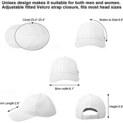 LED Fiber Optic Cap with 7 Colors, USB Rechargeable Glowing Baseball Hat for Party, Event, Holiday Light-Up Hat