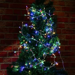 LED Firecracker String Lights DC31V 9M/6M 300/200 LEDs, IP65 Outdoor Waterproof Firework Cluster Fairy Lights, Christmas Holiday Party Decor, Colorful Lighting 1pc