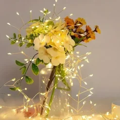LED Firecracker String Lights DC31V 9M/6M 300/200 LEDs, IP65 Outdoor Waterproof Firework Cluster Fairy Lights, Christmas Holiday Party Decor, Colorful Lighting 1pc