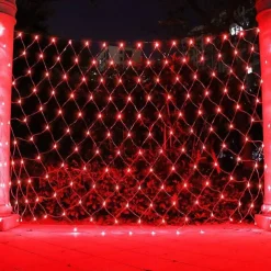 Led Fishnet Lamp Mesh Lattice Lantern Outdoor Lighting Christmas Halloween Decoration Room Bedside Hanging Mesh Lamp