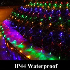 Led Fishnet Lamp Mesh Lattice Lantern Outdoor Lighting Christmas Halloween Decoration Room Bedside Hanging Mesh Lamp
