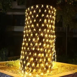 Led Fishnet Lamp Mesh Lattice Lantern Outdoor Lighting Christmas Halloween Decoration Room Bedside Hanging Mesh Lamp