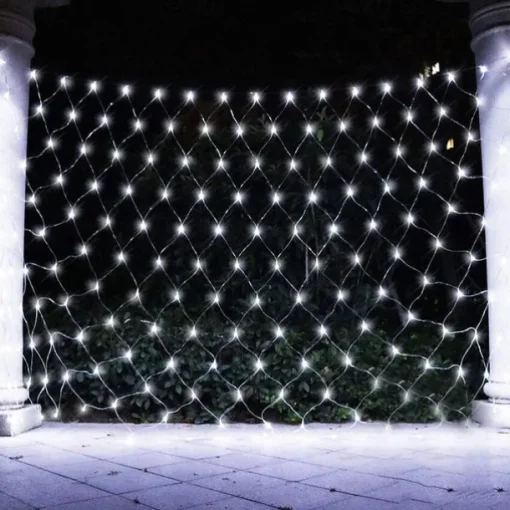 Led Fishnet Lamp Mesh Lattice Lantern Outdoor Lighting Christmas Halloween Decoration Room Bedside Hanging Mesh Lamp