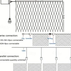Led Fishnet Lamp Mesh Lattice Lantern Outdoor Lighting Christmas Halloween Decoration Room Bedside Hanging Mesh Lamp