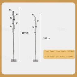 LED Floor Lamp Minimalist creative LED light and shadow floor lamp living room sofa lamp Italian art projection sunset designer floor lamp