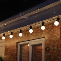 LED G50 Bulb Lamp Waterproof 5M LED String Light Outdoor Fairy Lamp Garden Patio Wedding Christmas Cafe Decoration AC 110V 220V EU US Plug