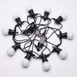 LED G50 Bulb Lamp Waterproof 5M LED String Light Outdoor Fairy Lamp Garden Patio Wedding Christmas Cafe Decoration AC 110V 220V EU US Plug