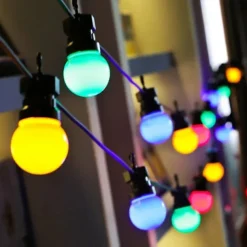 LED G50 Bulb Lamp Waterproof 5M LED String Light Outdoor Fairy Lamp Garden Patio Wedding Christmas Cafe Decoration AC 110V 220V EU US Plug