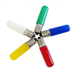 LED Globe Bulbs 10pcs 1.5 W 80 Lm E14 T22 2 LED Beads Integrate LED Decorative White Red Blue