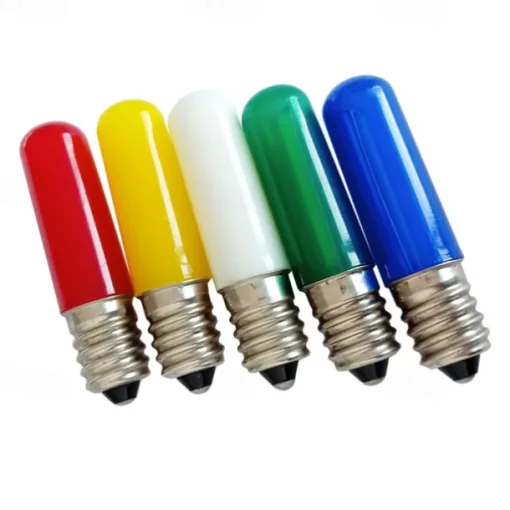 LED Globe Bulbs 10pcs 1.5 W 80 Lm E14 T22 2 LED Beads Integrate LED Decorative White Red Blue