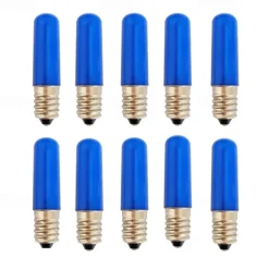 LED Globe Bulbs 10pcs 1.5 W 80 Lm E14 T22 2 LED Beads Integrate LED Decorative White Red Blue